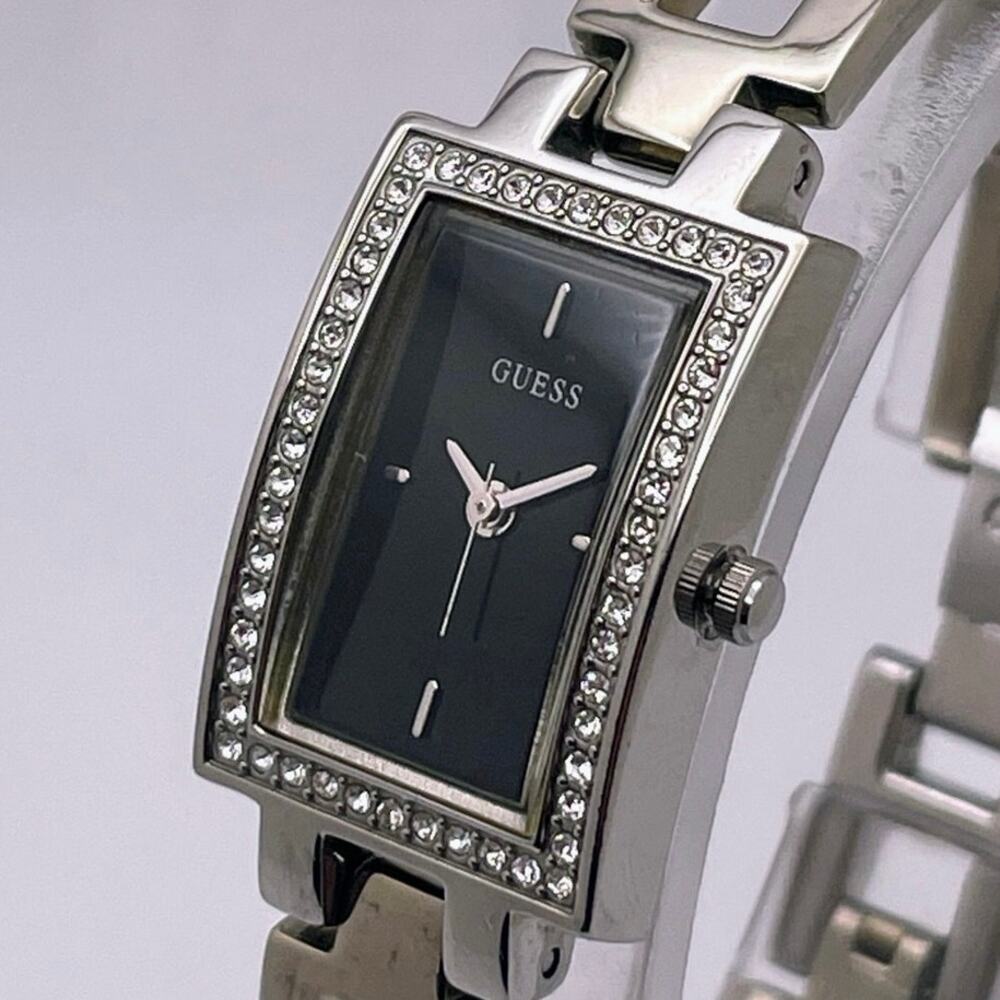 Guess Women's Quartz Watch G75468L - Silver Dial, Crystal Accents